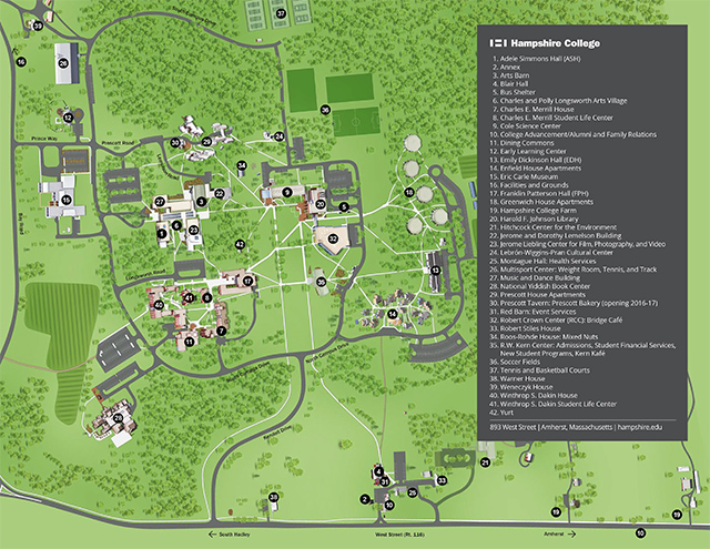 Campus Map - Hampshire College