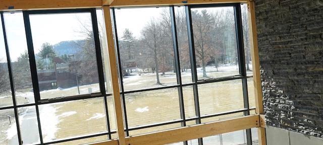 View from the R.W. Kern Center living building