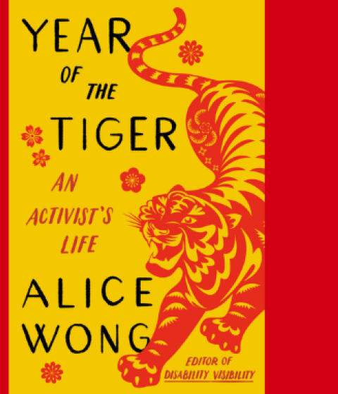 Alice Wong and the cover of Year of the Tiger