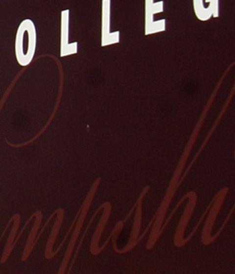 admissions sign