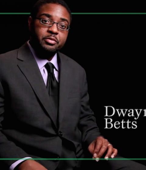 Poet, author, and advocate for the reform of the criminal justice system Dwayne Betts