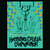 The image depicts an illustration of a frog ringing a bell surrounded by other frogs. The text reads, "Hampshire College Commencement, May 17, 2025, Amherst, MA"